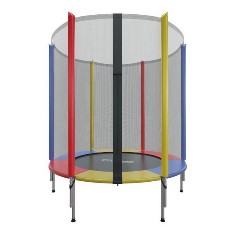 Батут с внешней сеткой Evo Jump 4,5ft Color (140 см) 800_800