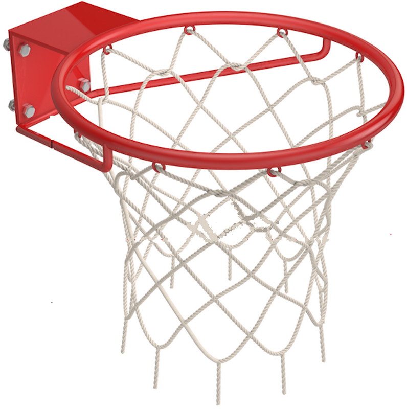 Кольцо баскетбольное массовое Glav D450 мм c сеткой 01.300 796_800