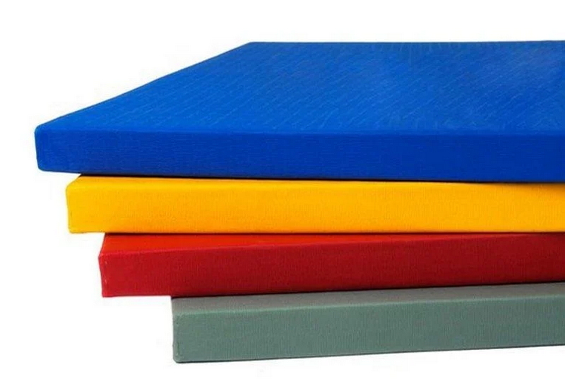 Татами Верх JUDO EURO 650 гр/м2 низ Antislip 670 гр/м2 ромб 50мм 1*1м DSFight 800_539