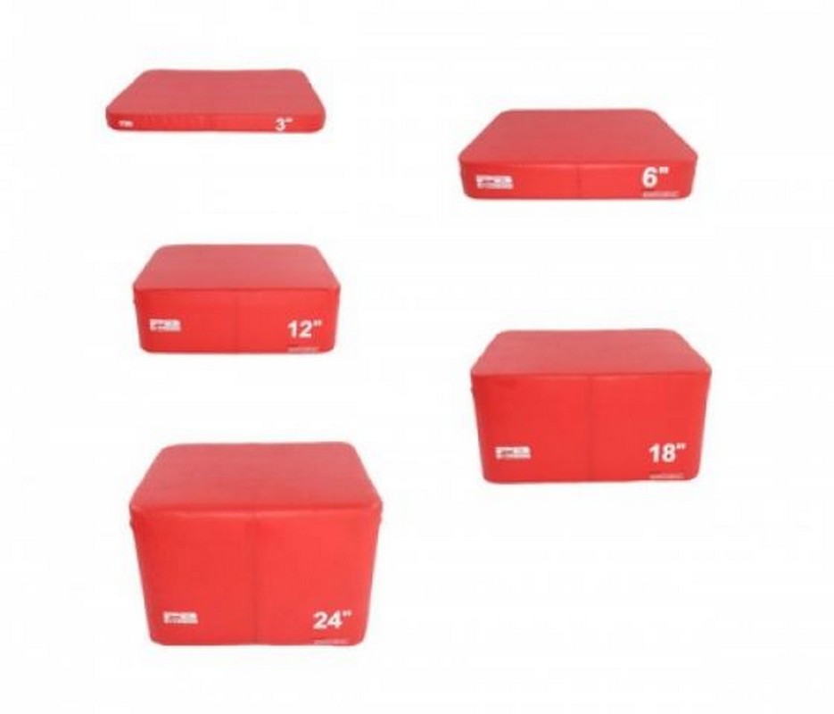 Набор плиобоксов Perform Better PB Extreme Foam Plyobox Set 5 3402 8, 15, 31, 46, 61 см, красный 935_800