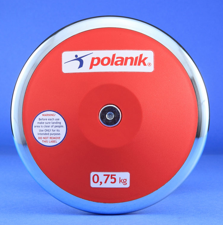 Диск тренировочный, пластиковый 0,6 кг Polanik TPD11-0,6 747_754