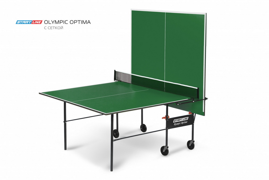 Теннисный стол Start Line Olympic Optima с сеткой Green (уменьшенный размер) 1046_700