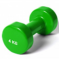 Гантель Sportex виниловая York 4,0 кг B35019 зеленая 120_120