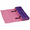 Коврик гимнастический Indigo полиэстер, стенофон SM-042-PV розово-фиолетовый 120_120
