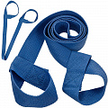 Ремень-стяжка универсальная для йога ковриков и валиков Sportex B31604 (синий) 120_120