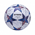 Мяч футбольный Atemi STELLAR-2.0, PU+EVA, бел/син/оранж., р.5, Thermo mould (б/швов) 120_120